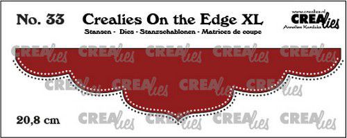 Crealies On the edge XL Die stans no 33 CLOTEXL33 20,8cm (12-20)
