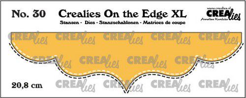 Crealies mallen CLOTEXL30 On the edge XL formaat 20,8cm (12-20)
