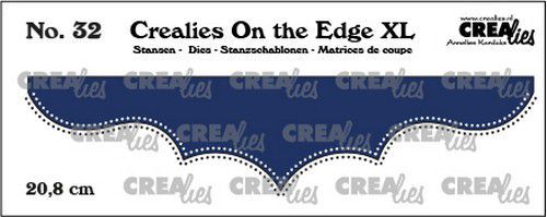 Crealies On the edge XL Die stans no 32 CLOTEXL32 20,8cm (12-20)