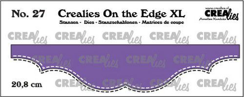 Crealies On the edge XL Die stans no 27 CLOTEXL27 20,8cm (12-20)