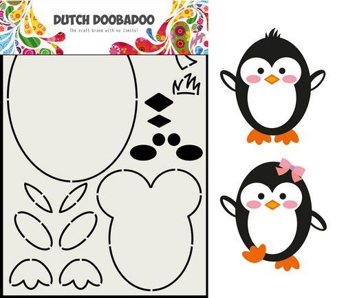 Dutch Doobadoo Card Art Built up Pinguin A5 470.713.842 (12-20)