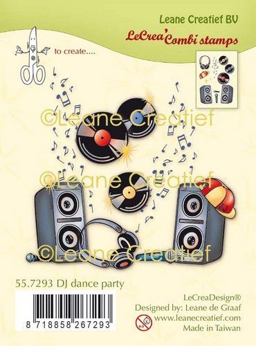 LeCrea - Clear stamp combi DJ dance party 55.7293 (01-21)