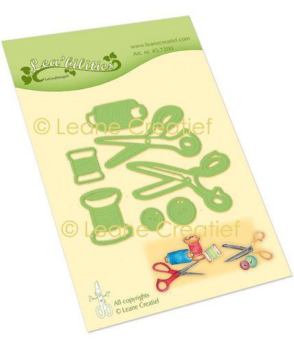 LeCrea - Leabilitie® Draad-knopen-scharen snij en embossing mal 45.7200 (01-21)