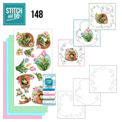 Stitch and Do 148 - Amy Design - Friendly Frogs