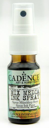 Cadence Mix Media Inkt spray Donker bruin 01 034 0011 0025   25 ml