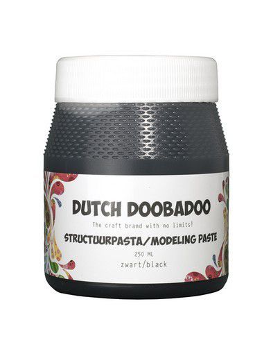 Dutch Doobadoo Dutch Structure Pasta Smooth Zwart 250ml 870.000.090 (03-21)