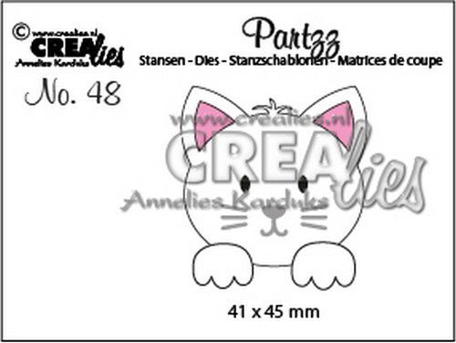 Crealies mallen Partzz Kat CLPartzz48 41 x 45 mm (03-21)