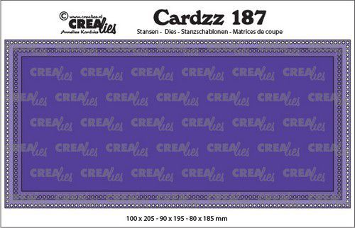 Crealies Cardzz Slimline G Gaatjes CLCZ187 max. 10 x 20,5 cm (03-21)