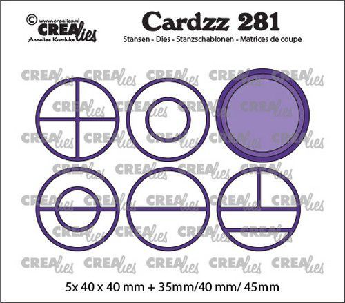 Crealies mallen CLCZ281 Elements Cirkels no.281