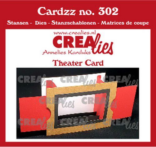 Crealies mallen CLCZ302 Theater Kaart