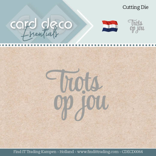 Card Deco Essentials - Dies - Trots op jou