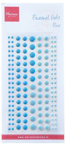 Marianne Design PL4518 Decoration Enamal dots - Blue