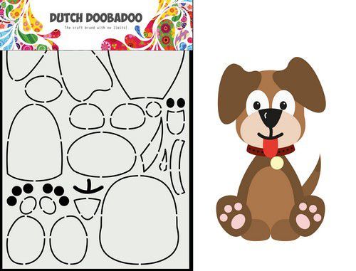 Dutch Doobadoo Card Art Built up Hondje 470.713.866