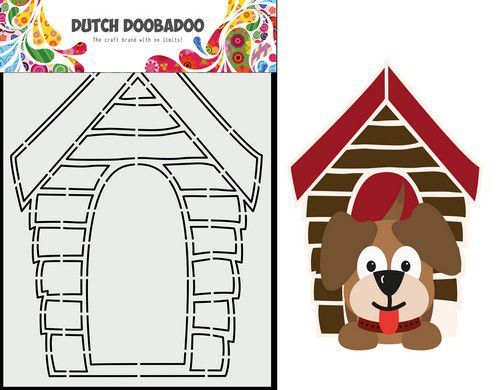 Dutch Doobadoo Card Art Hondenhok 470.713.868