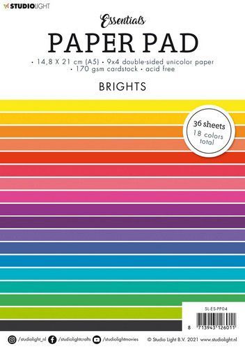 Studio Light Paper pad A5 Essentials Brights nr.4 (05-21)