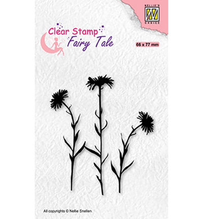 Nellies Choice stempels Fairy Tale, Flower-1