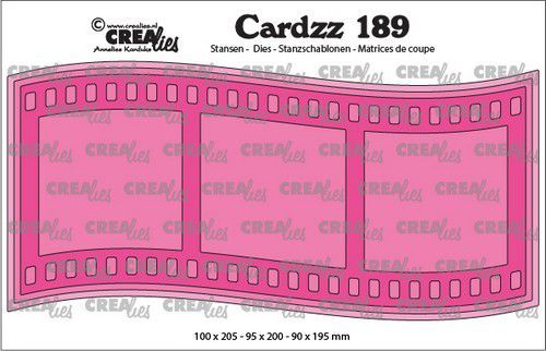 Crealies mallen CLCZ189 Cardzz Slimline I Filmrol