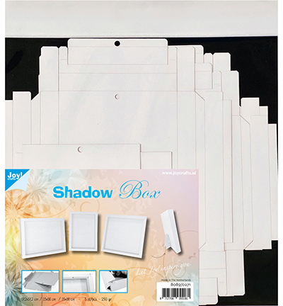 Shadow Box 3 maten - wit