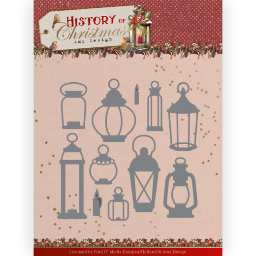 Dies - Amy Design - History of Christmas - All Kinds of Lanterns