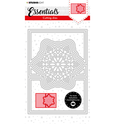 Studio Light mallen Christmas Card shape mini snowflake Essentials nr.71