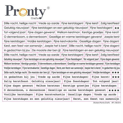 Pronty Stickers A5 Kerst tekst 491.100.014 (07-21)