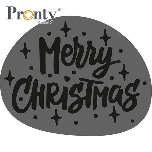 Pronty Foam stamps tekst Merry Christmas 494.001.030 (07-21)
