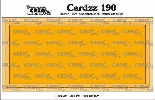 Crealies Cardzz no 190 Slimline J CLCZ190 max.10x20,5cm (07-21)