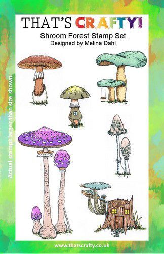 That's Crafty! Clearstamp A5 - Shroom Forest 105427 (07-21)