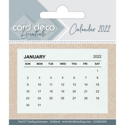 Card Deco Essentials - Calendar tabs