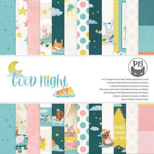 Piatek13 - Paper pad Good Night 6x6 P13-GNT-09 6x6 (09-21)