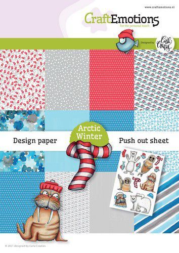 CraftEmotions Design Arctic Winter 12 vel + push out vel - A5 A5 12+1 (10-21)