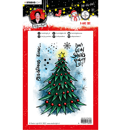 Studio Light stempels ABM Christmas Tree Essentials nr.82