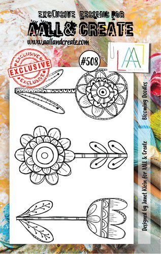 AALL & Create Stamp Blooming Doodles AALL-TP-508 7,3x10,25cm (09-21)