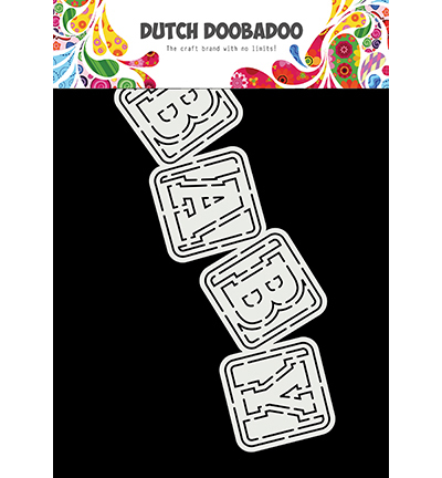 Dutch Doobadoo Card Art Baby Blocks 470.784.047