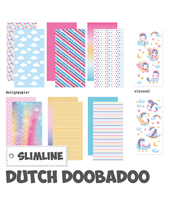 Dutch Doobadoo Crafty Kit Slimline Unicorn 473.005.020
