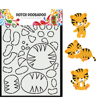 Dutch Doobadoo Card Art Built up Tijger 470.784.063