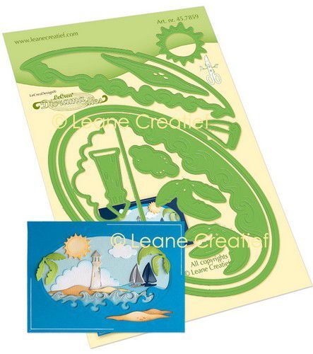 LeCrea - Leabilitie Diorama Aan zee snij en embossing mal 45.7859 (01-22)