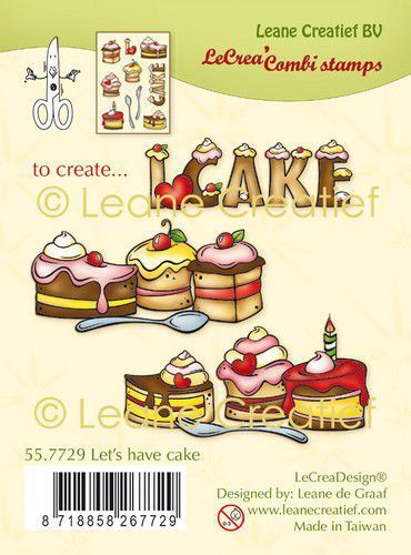 LeCrea - Clear stamp combi Gebak 55.7729 (01-22)