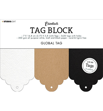 Studio Light Tag Block Essentials Gobal nr.04