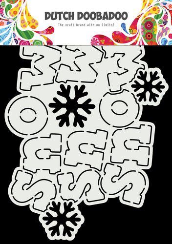 Dutch Doobadoo Card Art Snow snow snow (Eng) 470.784.079 (02-22)