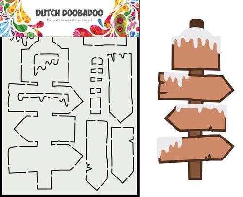 Dutch Doobadoo Card Art Winter Sign 470.784.082 (02-22)