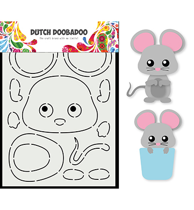 Dutch Doobadoo Card Art Built up Mouse 470.784.102 (02-22)