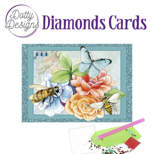 Dotty Designs Diamond Cards - Bees and Butterflies