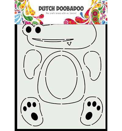 Dutch Doobadoo Card Art Built up Krokodil 470.784.105 (03-22)
