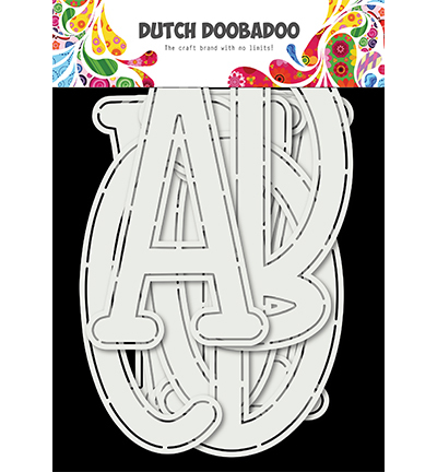 Dutch Doobadoo Stencil Art Alphabet 470.784.106 (03-22)