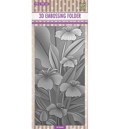 Nellies Choice embosfolder Slim-line Flowers Lillies