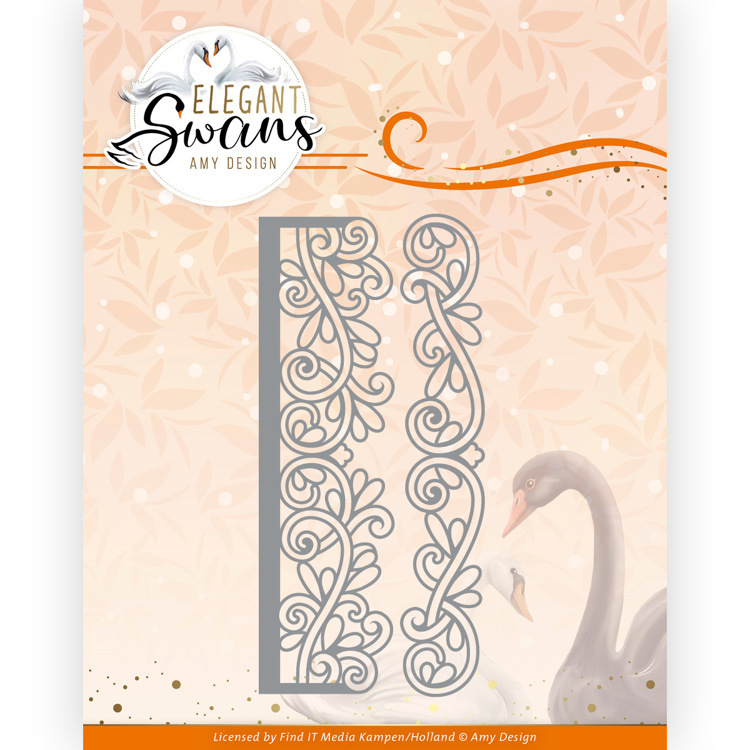 Dies - Amy Design - Elegant Swans - Elegant Border