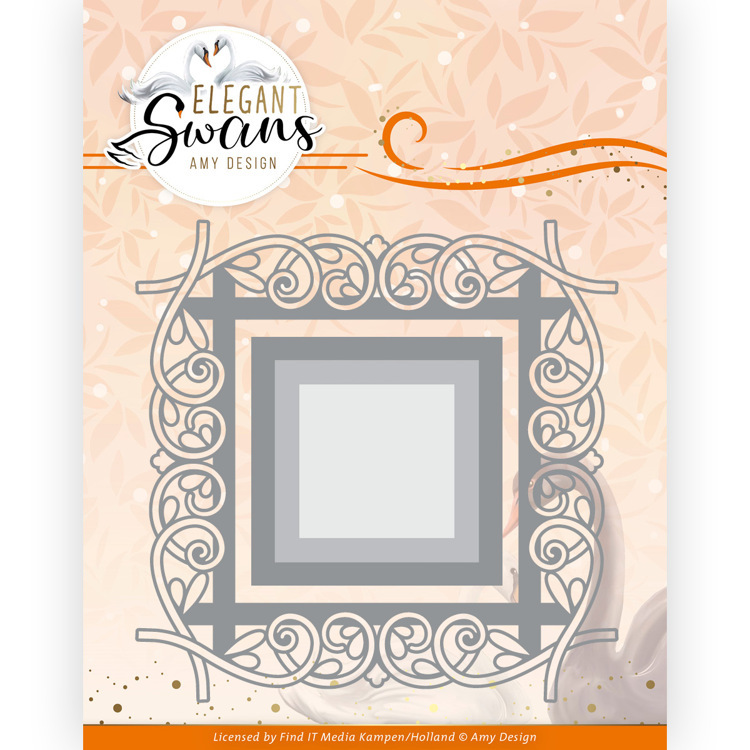 Dies - Amy Design - Elegant Swans - Elegant Frame