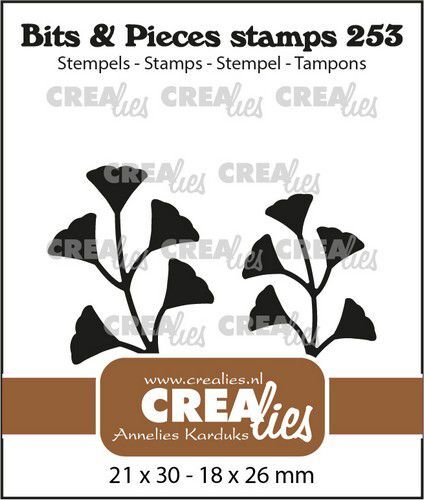 Crealies Clearstamp Bits & Pieces Blaadjes 14 CLBP253 21x30mm (05-22)
