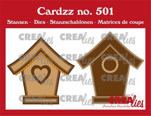 Crealies Cardzz Vogelhuisje CLCZ501 13,5x13,5cm (05-22)